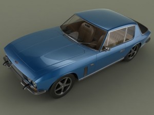 jensen interceptor 3D Модель