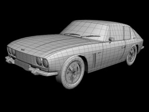jensen interceptor 3D Модель