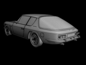jensen interceptor 3D Модель