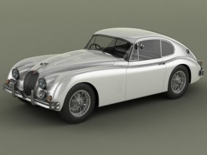 jaguar xk150 s fastback 3D Model