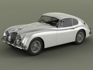 जगुआर xk150 एस फास्टबैक 3D मॉडल