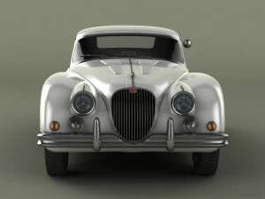 jaguar xk150 s fastback 3D Model