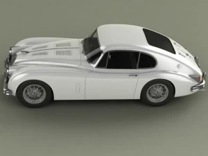 jaguar xk150 s fastback 3D Model