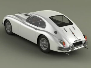 jaguar xk150 s fastback 3D Model