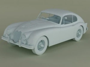 jaguar xk150 s fastback 3D Model