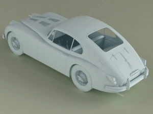 jaguar xk150 s fastback 3D Model