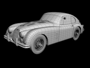 jaguar xk150 s fastback 3D Model