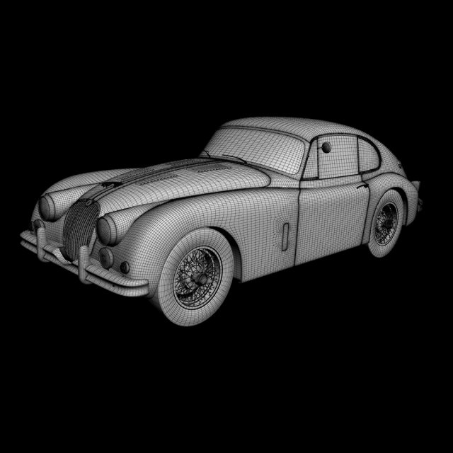 jaguar xk150 s fastback 3D Model in Classic Cars 3DExport