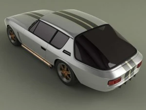 jensen interceptor fast  furious 6 3D Model