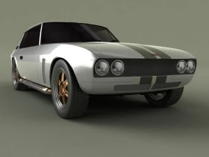 jensen interceptor fast  furious 6 3D Model
