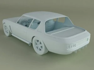 jensen interceptor fast  furious 6 3D Model