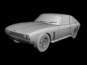jensen interceptor fast  furious 6 3D Model