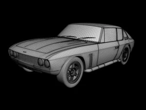 jensen interceptor fast  furious 6 3D Model