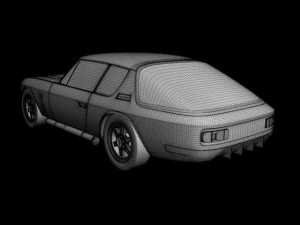 jensen interceptor fast  furious 6 3D Model