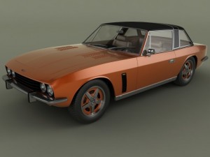 jensen interceptor coupe 3D मॉडल