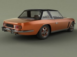 jensen interceptor coupe Model 3D