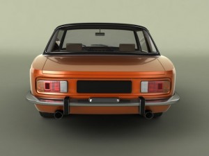 jensen interceptor coupe Model 3D