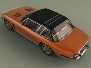 jensen interceptor coupe Model 3D