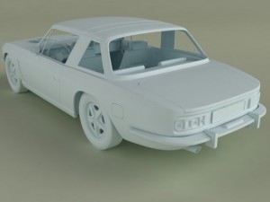 jensen interceptor coupe Model 3D