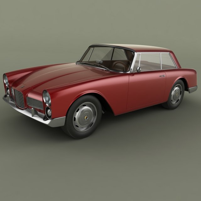 facel vega facellia 3D मॉडल .c4d .max .obj .3ds .fbx .stl .blend