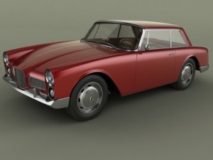 facel vega facellia Modelo 3D