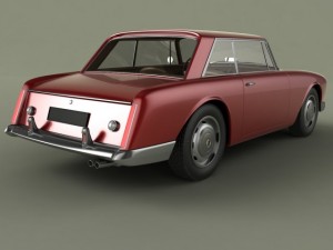facel vega facellia 3D मॉडल