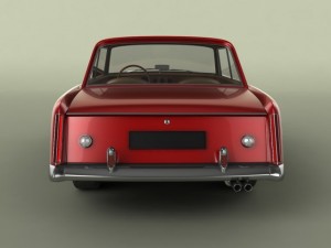 facel vega facellia 3D मॉडल