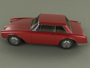 facel vega facellia 3D मॉडल