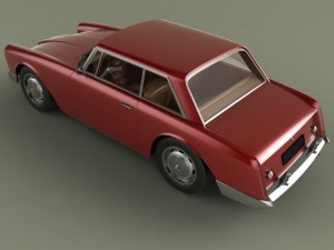 facel vega facellia 3D मॉडल