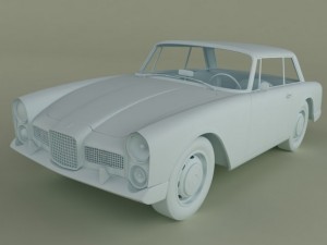 facel vega facellia 3D मॉडल