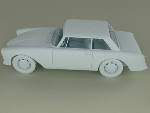 facel vega facellia 3D मॉडल