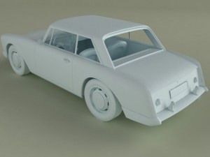 facel vega facellia 3D मॉडल