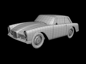 facel vega facellia 3D मॉडल