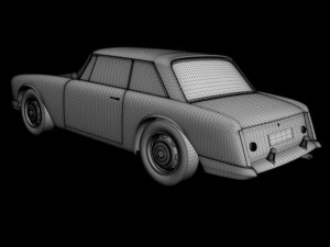 facel vega facellia 3D मॉडल