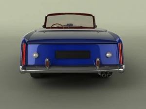 facel vega facellia convertible 3D Model