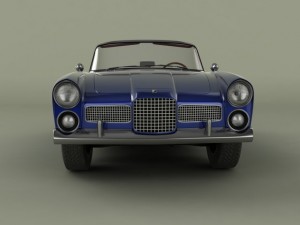 facel vega facellia convertible Modelo 3D