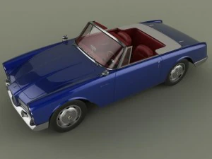 facel vega facellia convertible 3D Model