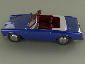 facel vega facellia convertible 3D Model