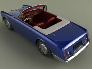 facel vega facellia convertible 3D Model