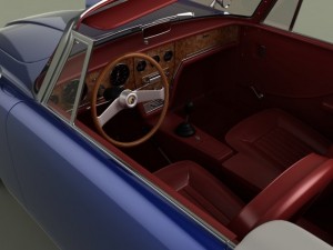 facel vega facellia convertible Modelo 3D