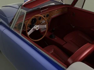 facel vega facellia convertible 3D Model
