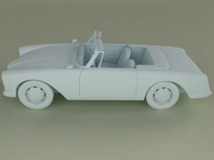facel vega facellia convertible 3D Model