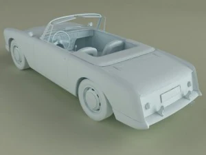 facel vega facellia convertible 3D Model
