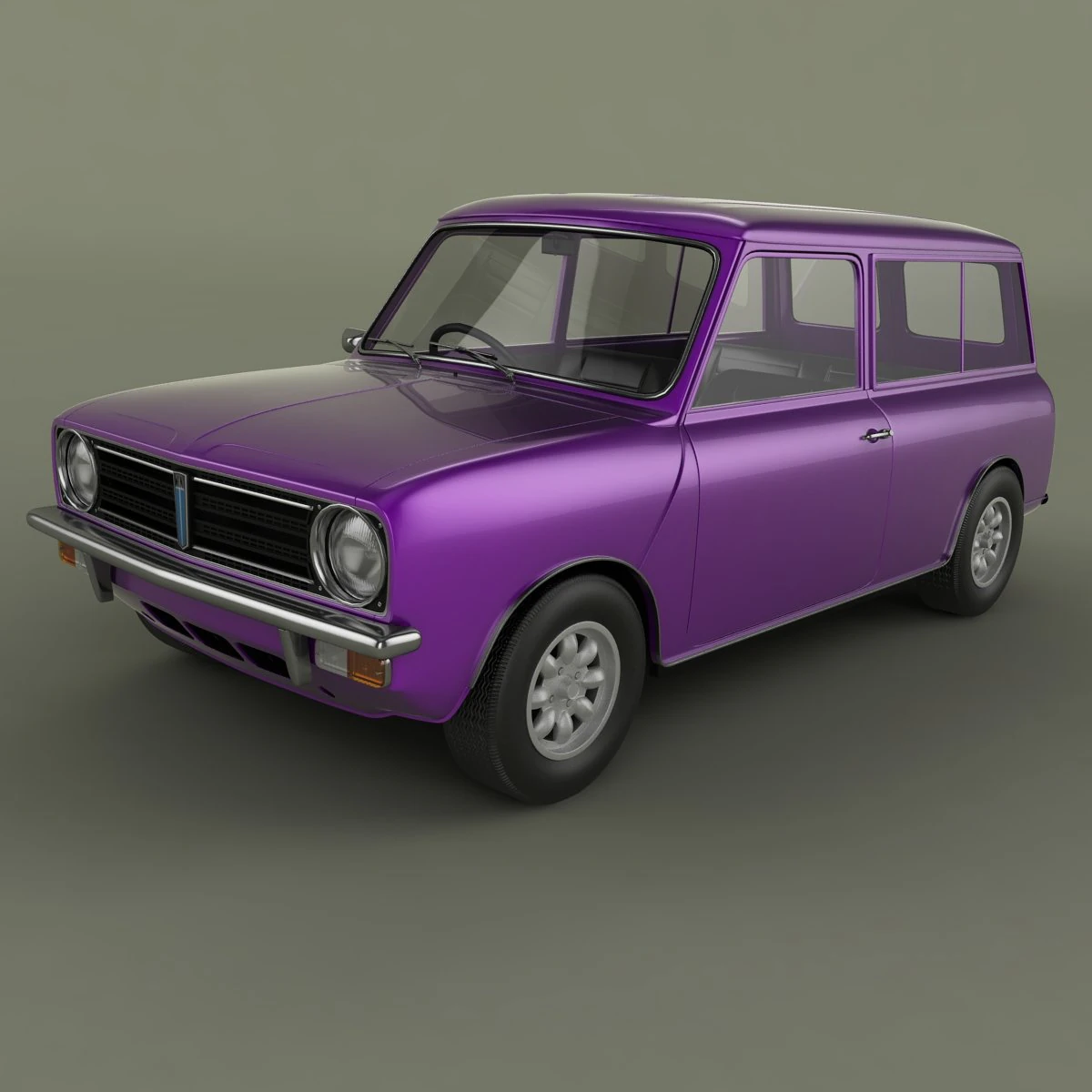 austin mini clubman estate 3D Model .c4d .max .obj .3ds .fbx .stl .blend 
