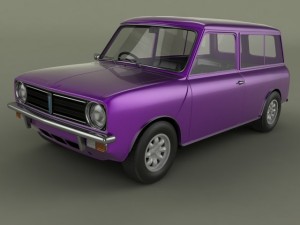 austin mini clubman estate 3Dモデル
