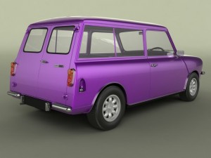 austin mini clubman estate 3D Model
