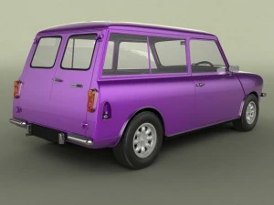 austin mini clubman estate 3D Model