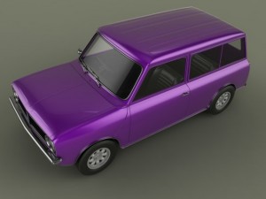 austin mini clubman estate 3D Model