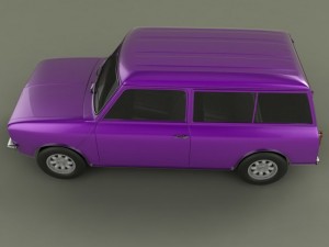 austin mini clubman estate 3D Model