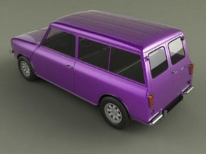 austin mini clubman estate 3D Model